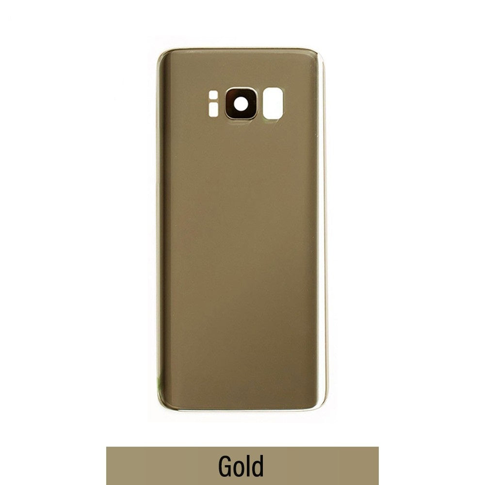 Red Rear Cover Glass For Samsung Galaxy S8 G950F-Gold Red Rear Cover Glass For Samsung Galaxy S8 G950F-Gold